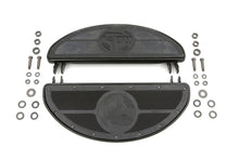 Load image into Gallery viewer, World's Fair Style Half Moon Footboard Set Black