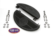 Load image into Gallery viewer, World's Fair Style Half Moon Footboard Set Black