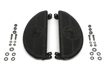 Load image into Gallery viewer, World's Fair Style Half Moon Footboard Set Black