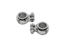 Load image into Gallery viewer, Chrome Footpeg Mount Clamp Set