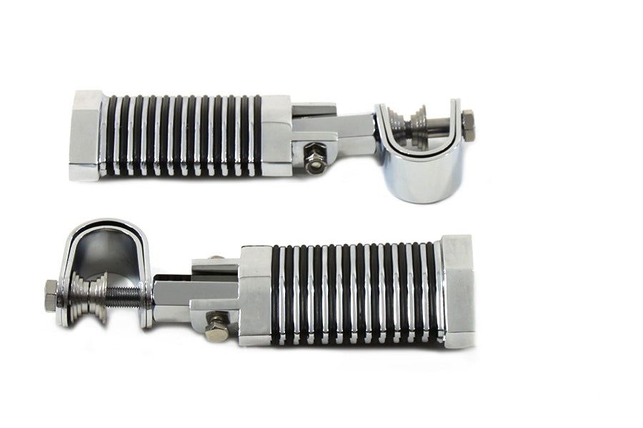 O-Ring Style Footpeg Set Flat Diamond Shape