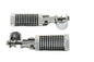O-Ring Style Footpeg Set Flat Diamond Shape