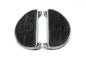 Half Moon Footboard Set Chrome
