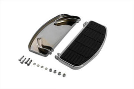 Chrome V-Twin 'D' Driver Footboard Set featuring durable metal construction and sleek finish, designed for motorcycle rider comfort.
