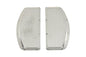 Footboard Mat Set Chrome
