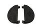 Replica Driver Gloss Black Footboard Set with Logo