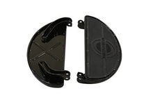 Load image into Gallery viewer, Replica Driver Gloss Black Footboard Set with Logo