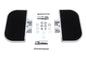 Passenger Mini Footboard Set Rubber Style