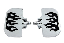 Load image into Gallery viewer, Passenger Mini Footboard Set with Flame Design