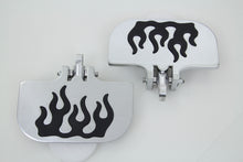 Load image into Gallery viewer, Passenger Mini Footboard Set with Flame Design