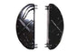 Half Moon Footboard Set Gloss Black