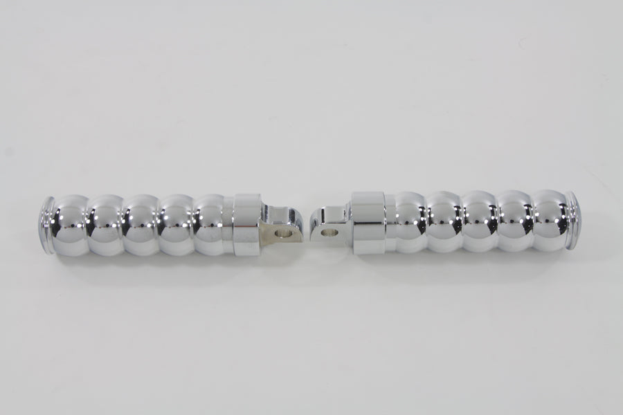 Chrome Hourglass Style Footpeg Set