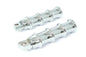 Chrome Tribal Style Footpeg Set
