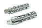 Chrome Concave Style Footpeg Set