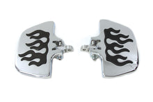 Load image into Gallery viewer, Passenger Mini Footboard Set with Flame Design