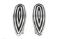 Billet Footboard Set Chrome