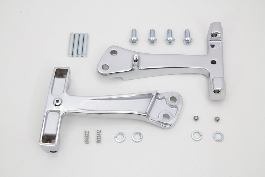 Passenger Footboard Support Chrome