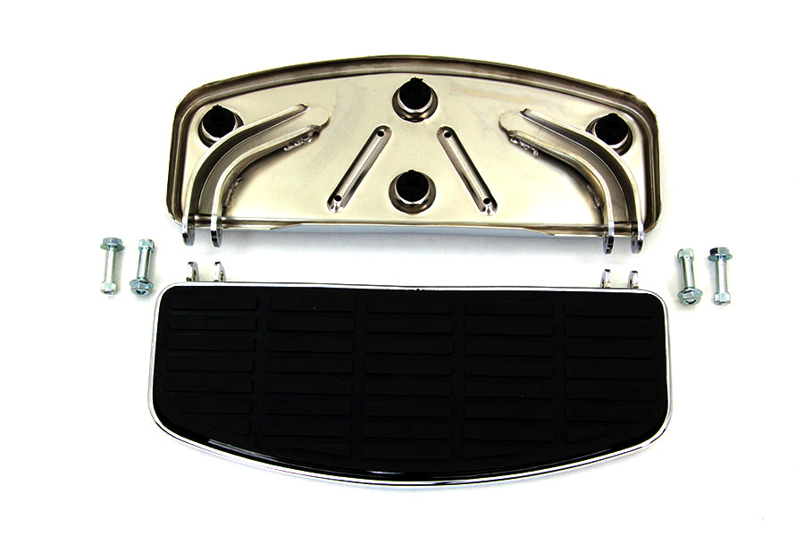 FXRP Driver Chrome 'D' Shape Footboard Set