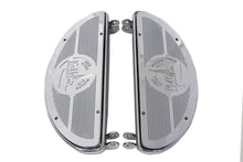Load image into Gallery viewer, Half Moon Footboard Kit Chrome