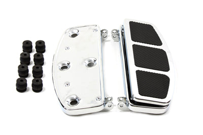 'D' Driver Footboard Set Chrome