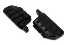 Load image into Gallery viewer, Black Lions Paw Footpeg Set