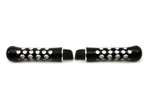 Load image into Gallery viewer, Black Contour Agostinni Footpeg Set