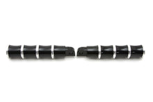 Load image into Gallery viewer, Black Tribal Style Footpeg Set