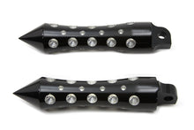 Load image into Gallery viewer, Black Agostinni Spike Style Footpeg Set