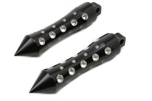 Load image into Gallery viewer, Black Agostinni Spike Style Footpeg Set