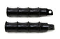 Black Tribal Style Footpeg Set