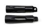 Black Milled Style Footpeg Set