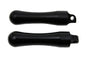 Black Contour End Footpeg Set