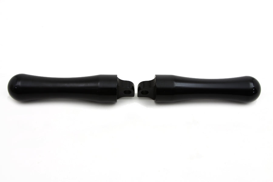 Black Contour End Footpeg Set
