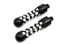 Load image into Gallery viewer, Black Contour Agostinni Footpeg Set