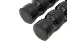 Load image into Gallery viewer, Black Three Band Style Footpeg Set