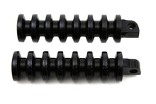 Load image into Gallery viewer, Black Grooved Footpeg Set