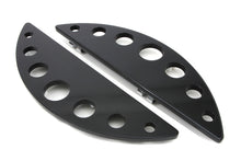 Load image into Gallery viewer, Driver Black Half Moon Footboard Set With Holes