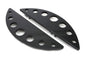 Driver Black Half Moon Footboard Set With Holes