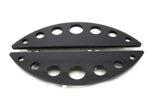 Load image into Gallery viewer, Driver Black Half Moon Footboard Set With Holes