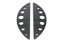 Load image into Gallery viewer, Driver Black Half Moon Footboard Set With Holes