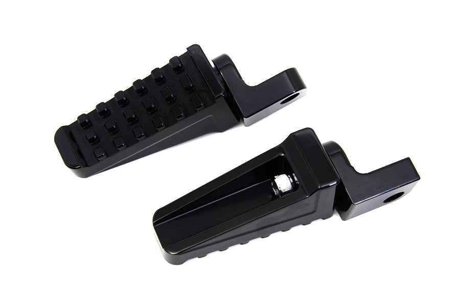 Black Racer Style Footpeg Set