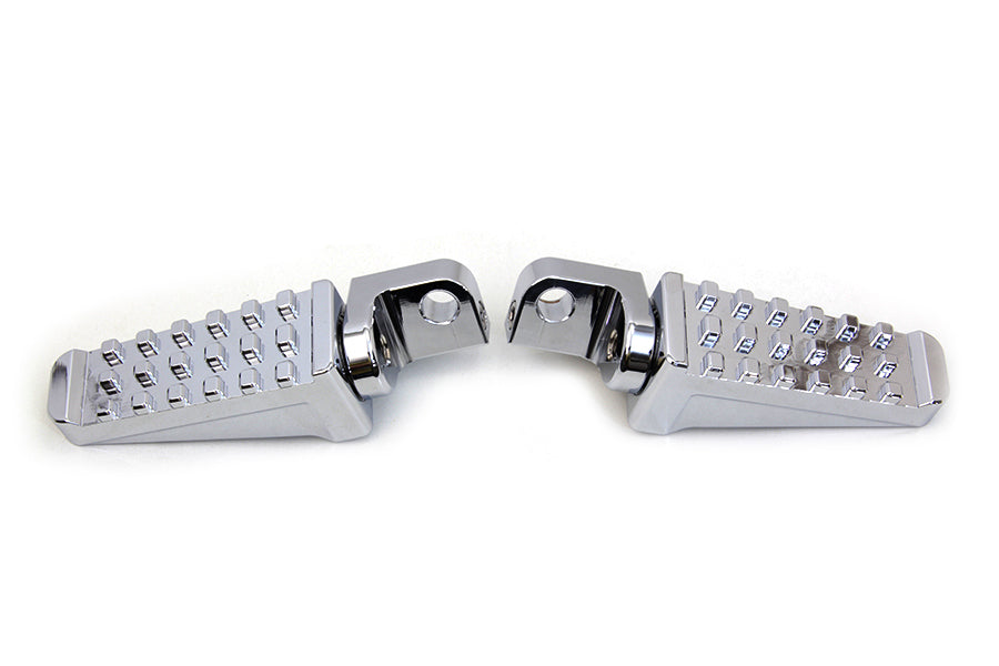 Chrome Racer Style Footpeg Set