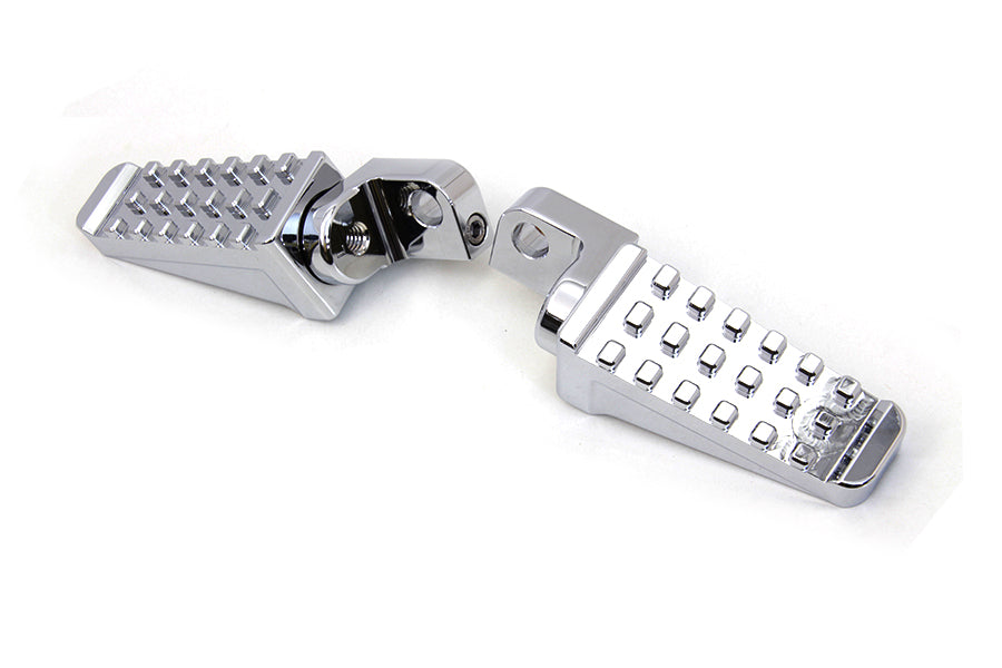 Chrome Racer Style Footpeg Set