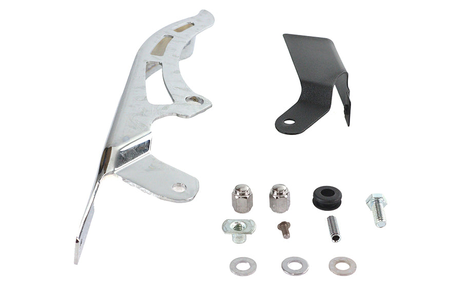 Chrome Rear Upper Belt Guard