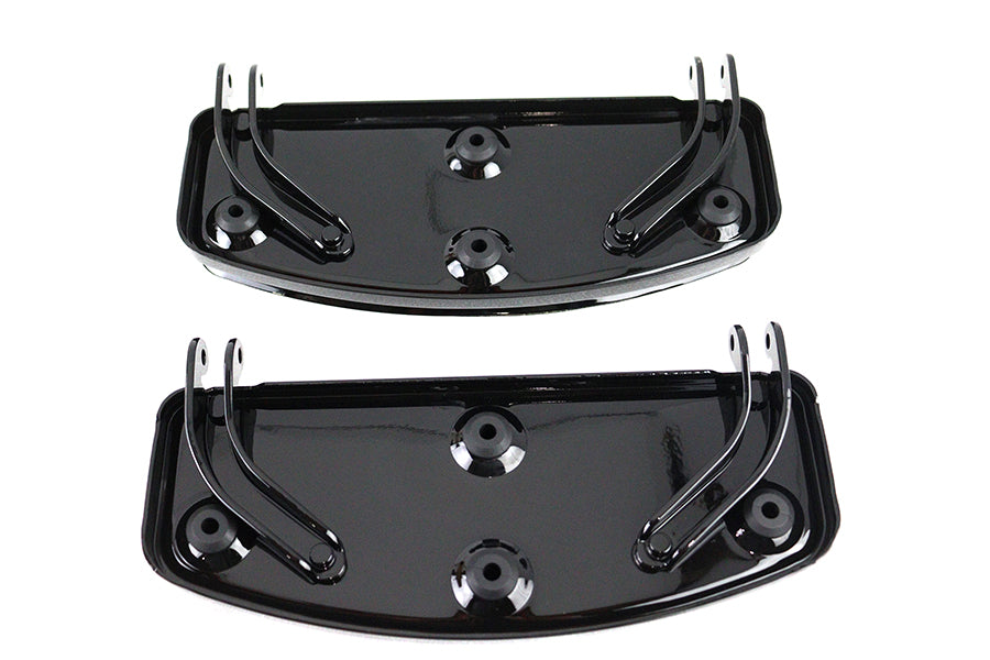 'D' Driver Footboard Set Black