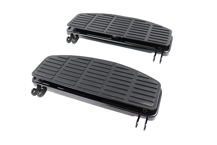 'D' Driver Footboard Set Black