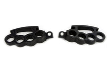Load image into Gallery viewer, Black Knuckle Footpeg Set