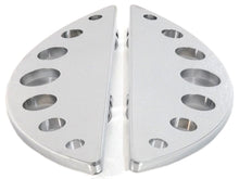 Load image into Gallery viewer, Driver Chrome Half Moon Footboard Set
