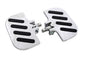 Chrome Slot Inverted Passenger Footboard Set