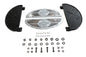Half Moon Footboard Set Black